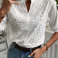 Minali | Floral Embroidered Blouse With Lace - Summery & Chic