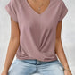 Maya | Twist Front V-Neck Top