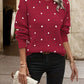 Bernadette - Knitted sweater with dots