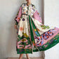 Adeline - Abstract Print Maxi Dress