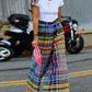 Ceretta - Checkerboard Print Trousers