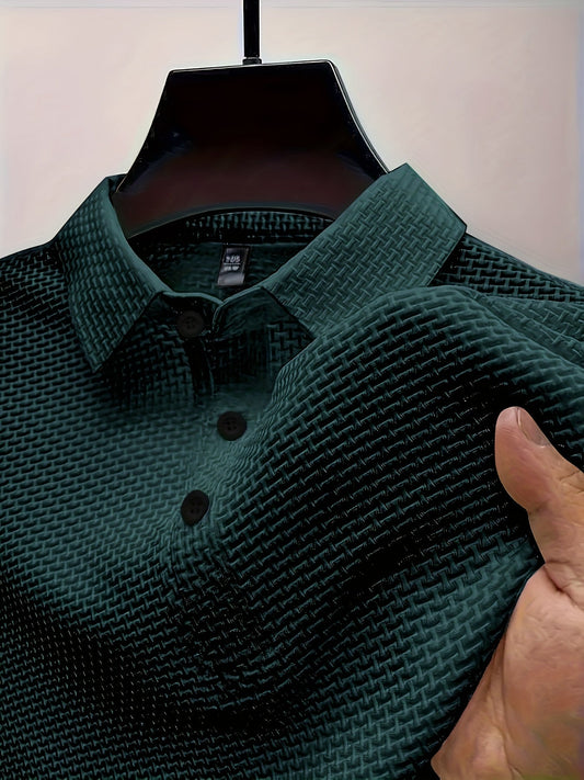 Shirt - Sporty - Jacquard - Short Sleeve - Ideal for Summer Outfits