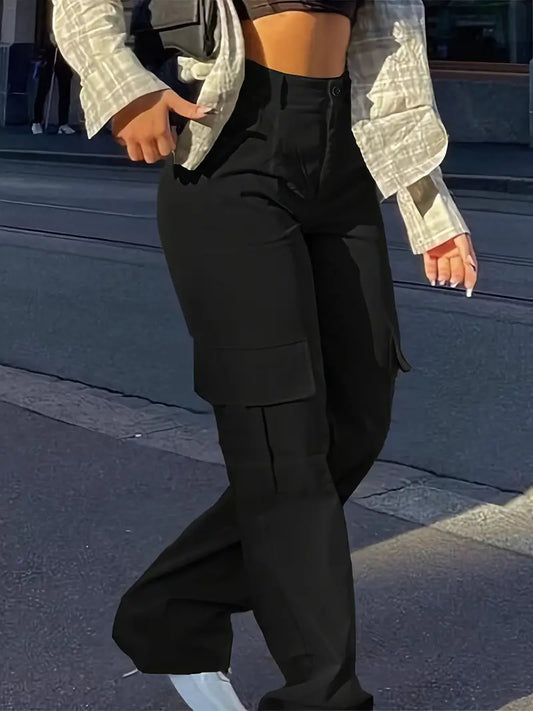 Clara - Plain cargo pants