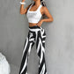 Trudy - Fashionable high waisted trousers for women