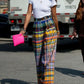 Ceretta - Checkerboard Print Trousers