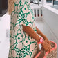 MEZRA | RELAXED FLORAL MAXI DRESS