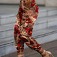 Wanda - Tight sweatpants with snakeskin print
