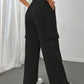Bonnie - Straight Joggers with Flap Pockets