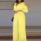Hilda - Hollow Shoulder Jumpsuits