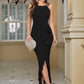 Faith - Elegant camisole dress with pleated hem