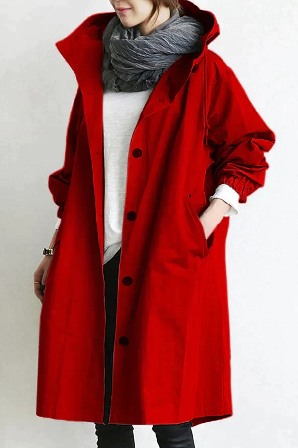 Maris Waterproof Oversized Mid-Length Trench Coat