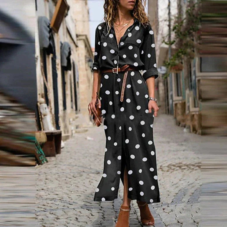 Freja - Fashion dress with dots