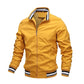 Daan | Sporty striped men's mid-season jacket