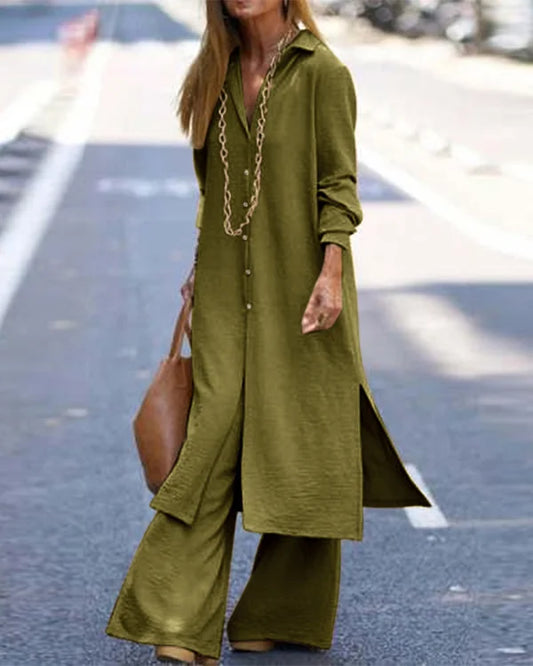 Eliza - Long slimming shirt for women