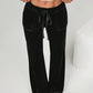 Agatha - Velvet wide trousers for women