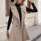Adeline - Clasi double checked cardigan coat with belt