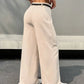 Doris - Women's trousers with pleated wide legs and high waist