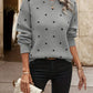 Bernadette - Knitted sweater with dots