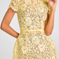 Macy | Yellow Lace Dress