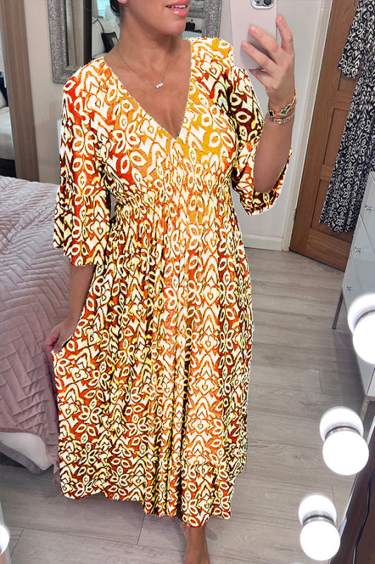 Lianne - Maxi Dress with V-neck