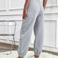 Joycie - Elegant plain knitted jogging pants for women