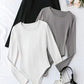 3-Pack Casual Long Sleeve Bodysuits for Women
