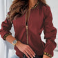 Rebecca - Long sleeve jacket with geoprint