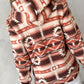 Marla - Aztec pattern coat for fall and winter