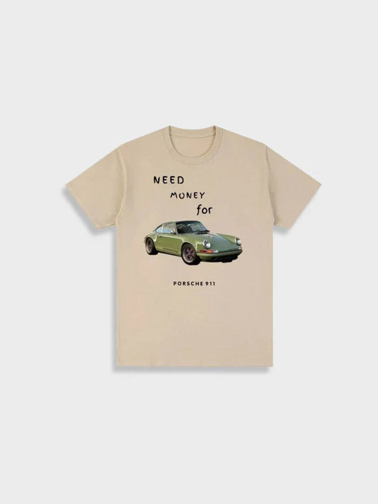 Premium T-Shirt | Money for Porsche 911 - Summer 2025 Edition
