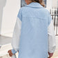 Blouse with Button Placket in Spring Colors – Lina