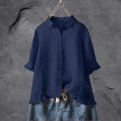 Women's Cotton Blouse for Spring 2025 – Elena