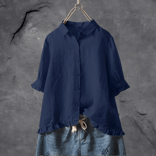 Women's Cotton Blouse for Spring 2025 – Elena