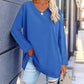 Women's Summer Sweater with V-Neck - Lucinda