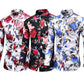 Trendy Spring Flower Pattern Shirt - Finn