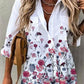 Blouse with butterfly print for Spring 2025