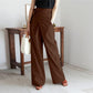 Elaine - Elegant high waisted wrap pants