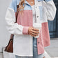 Blouse with Button Placket in Spring Colors – Lina
