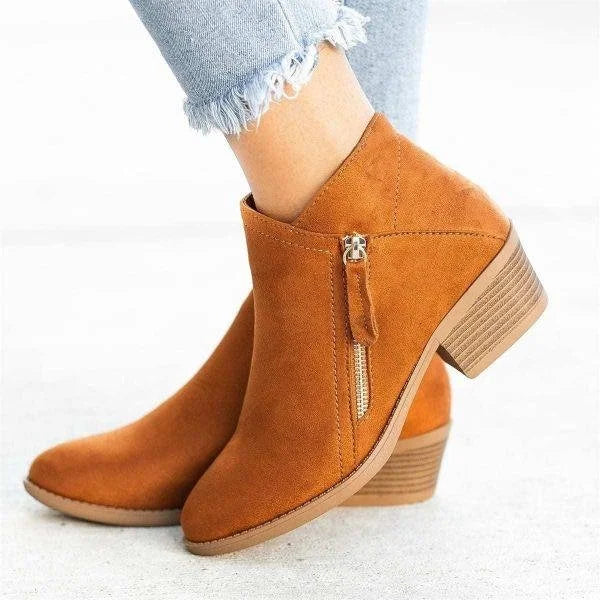 Orthopedic Leather Ankle Boots for Women