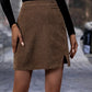Christina - Women's Ribbed Velvet Skirt