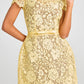 Macy | Yellow Lace Dress