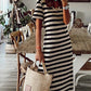 Celeste - Casual dress with striped pattern