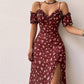 Natalia - V-neck cocktail dress