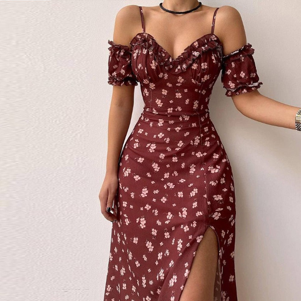 Natalia - V-neck cocktail dress