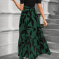 Luna – dress with floral print and round neckline