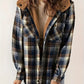 Pernie - Checked jacket with zipper