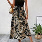Elizabeth - Halter Neck Floral Print Split Dress