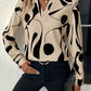 Lucija | - Women's casual V-neck blouse