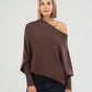 Lydia - Asymmetric Draped Sweater