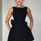 Elle | Pearl Bow Mini Dress