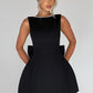 Elle | Pearl Bow Mini Dress